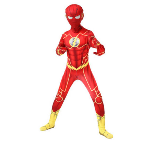 Halloween Barn Gutter Menn The Flash Cosplay Anime Fint kostyme 180cm