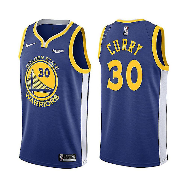 #24 Bryant # 30 Curry Basketball T-shirt Jersey Uniforms Sports Clothing Team CURRY CURRY Blue 30 L