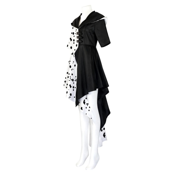 Jenter Cruella de Vil Kostyme Fancy Dress Cosplay Festantrekk cm .i 155