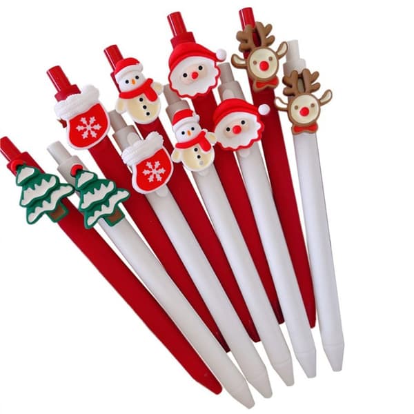 10 st julkulspetspenna brevpapper