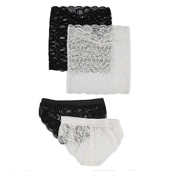 Sexiga spetsunderkläder Vita nattkläder Babydoll G-string