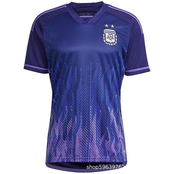 World Cup Argentina lagtrøye fotball T-skjorte voksne gutter 20 kids purple