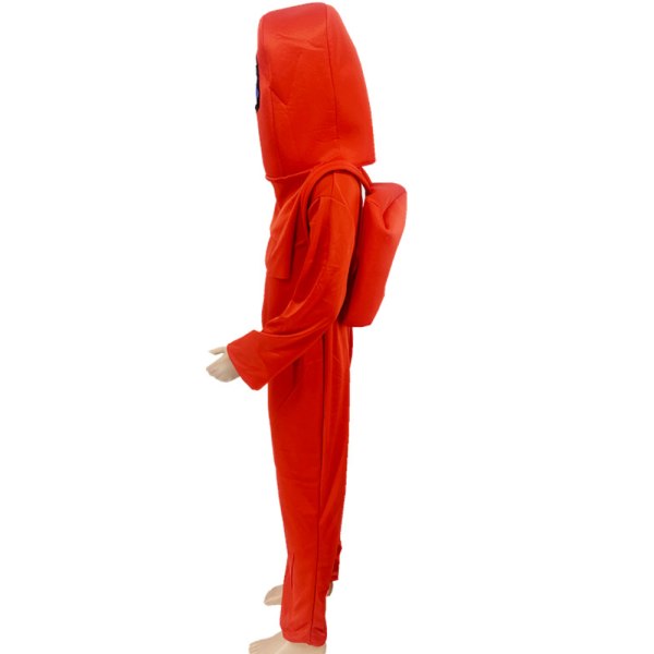 Halloween Kid Keskuudessamme Cosplay-asu Fancy Dress -haalari k Black M red L