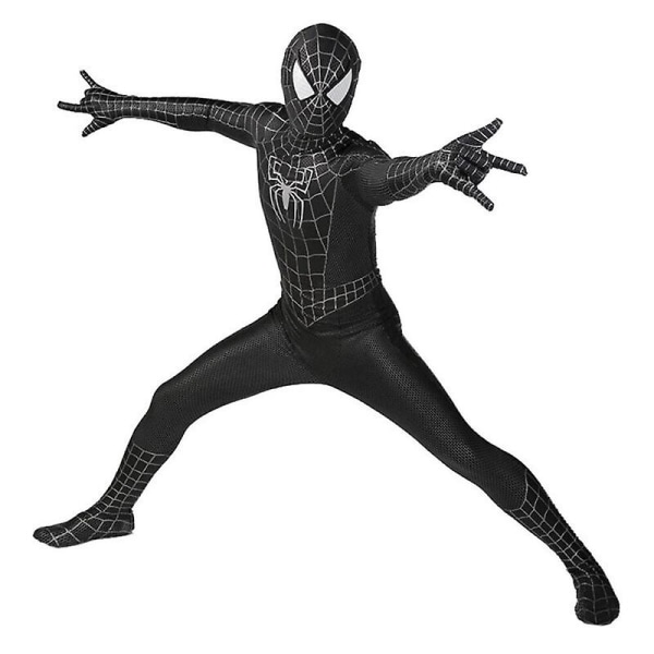 Black Venom 2 Spiderman Jumpsuit Spider-man Body Cosplay Kostume Voksen/Børn 110