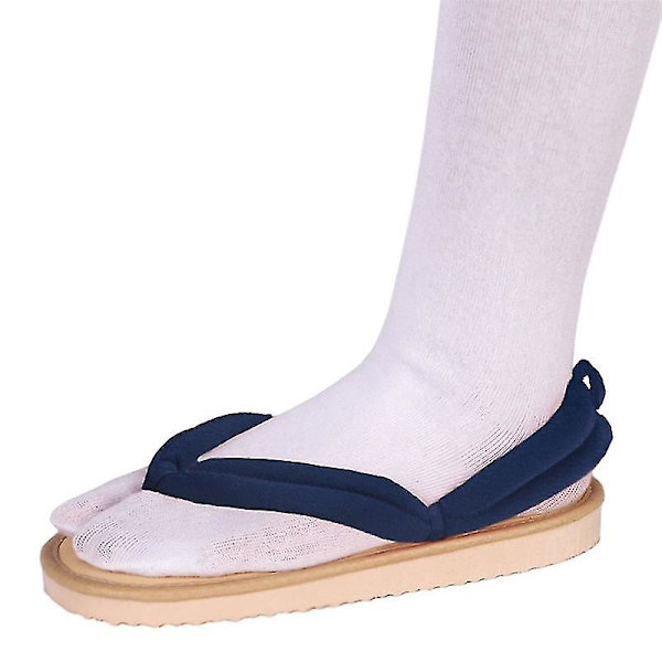 Anime Demon Slayer Cosplay Kengät Kimetsu No Yaiba Kamado Clogs S Navy blue 38 39