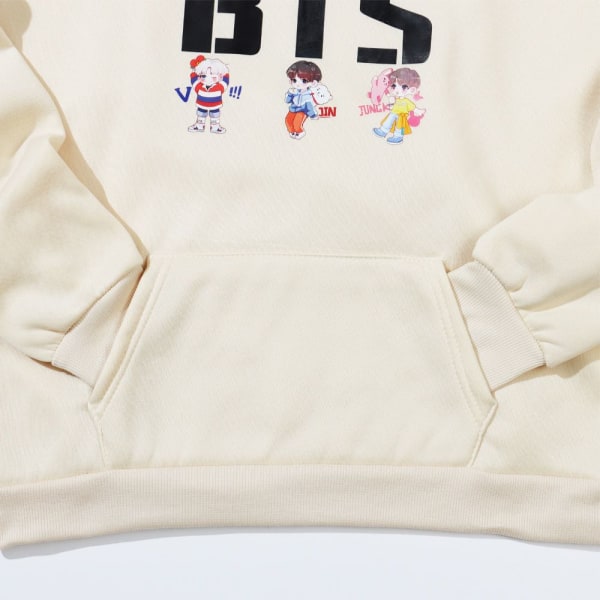 BTS Hættetrøjer Efterår Sweatshirts RØD red L