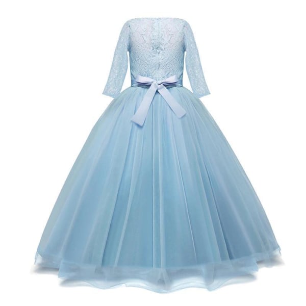 Prinsess klänning blå elegant V blue 152