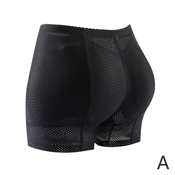 Naisten Butt Lifter Hip Enhancer Shaper Alushousut Alusvaatteet Ass Pad Black M