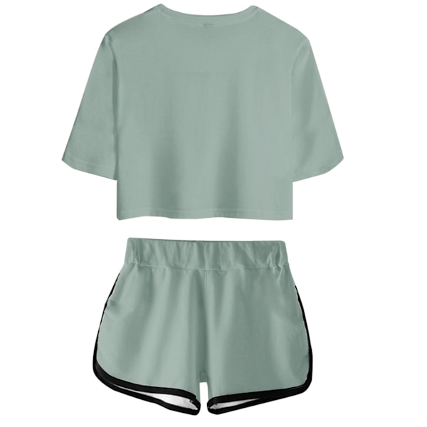 Anime play house cosplay karakter tøj med afslappet navle- Blue XL