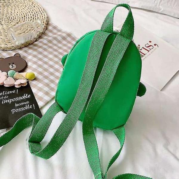 Gutter Jenter Ryggsekk Dinosaur Skoleveske Barnehage Ryggsekk Gaver Green
