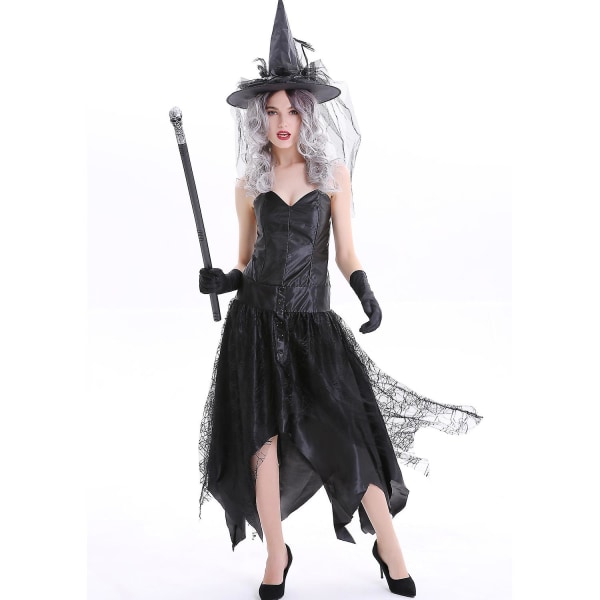 Påske Halloween-kostyme Svart Cosplay-kostyme Vampyrdemon M