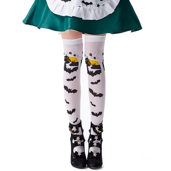 5 par lårhøye sokker over knestrømper cosplay