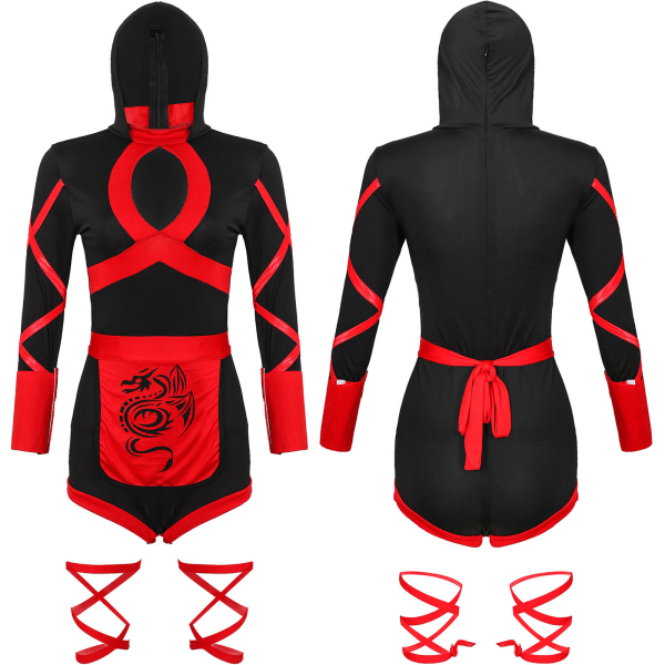 Naruto kostumer til kvinder spil Anime Cosplay Kostumer cosplay Red L XXL