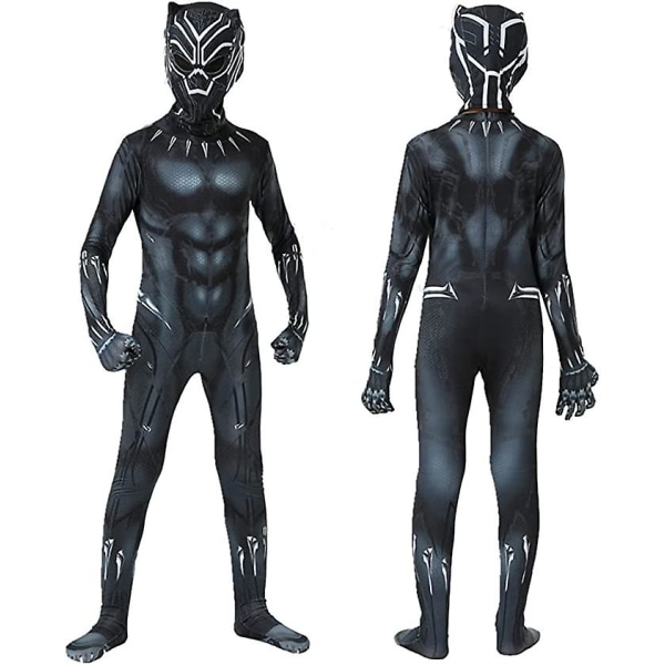 2022 Black Panther Bodysuit Cosplay Costume Party Jumpsuit Voksen Barn Halloween kostyme 180(170-180CM)