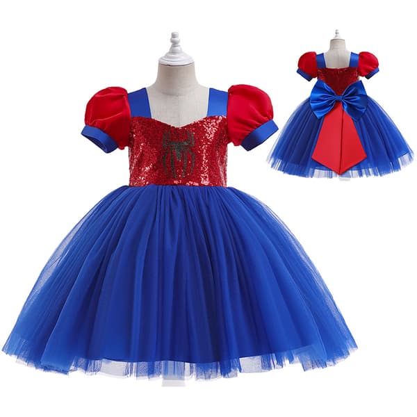 Superheltekostumer Kjole Prinsesse Cosplay Rollespilskostumer 110cm