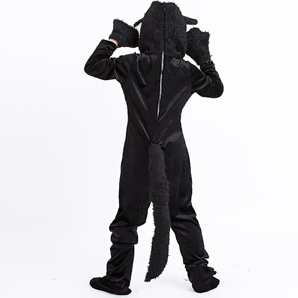 hver katt ytelse kostyme, cosplay barnekostyme S