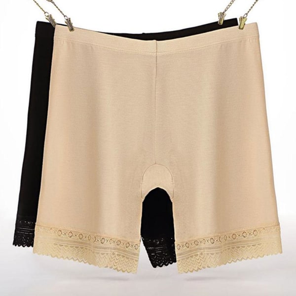 Uudet Safety Short Pants Naisten alusvaatteet Varkaudenestohousut Puuvilla Color of skin XXL