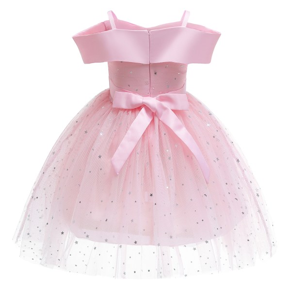 Elegant Princess Dresses Dress Princess Cosplay kostyme for kvinner 8029 powder 150 9-10Y