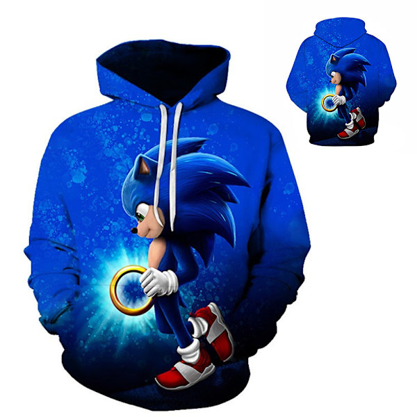 Sonic the Hedgehog Hoodies Kid Jumper Topp Sweatshirt 150cm
