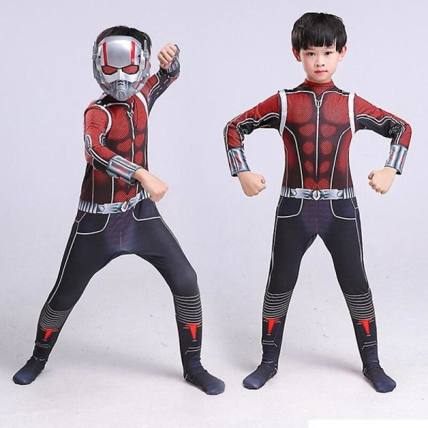 Ant-man Cosplay Kostume Superhelte Zentai Bodysuit Suit Jumpsuits 160cm