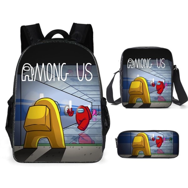 Among Us skoleryggsekk+skulderveske+etui 6