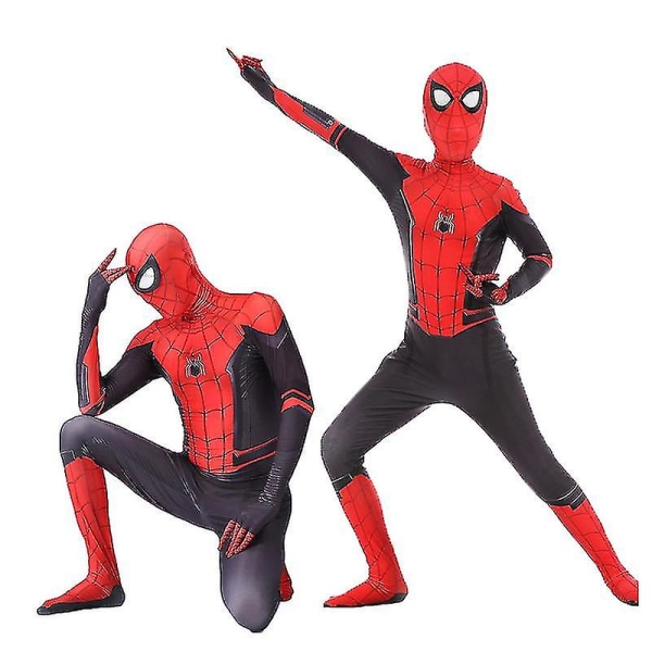 Iron Spider Cosplay Upea Spider-Man Miles Halloween -asu 140cm