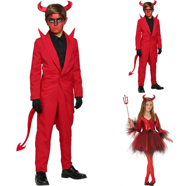 Halloween Red Bull Devil Costume Cosplay Roll Costume cen Men S
