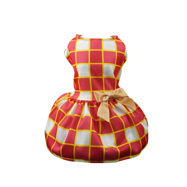 Hengittävä lemmikkimekko Koiran hame Tiukka vyötärö Cosplay Vaatteet Hyvä Small Gift（M）