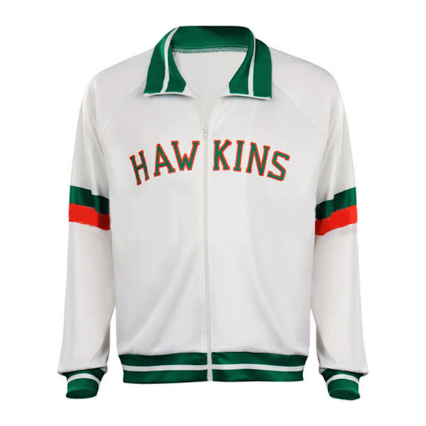 Cosplay ucas HAWKINS Stranger Things Zip Up oose jakke L