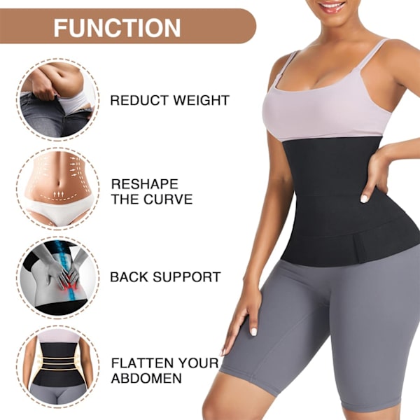 Waist trainer Kvinnor Träning Midjeelastiskt magband red 3m