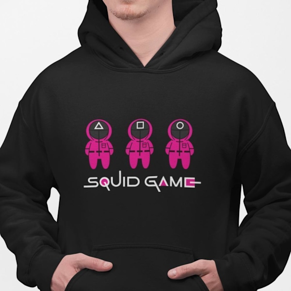 Squid game huvtröja design sweatshirt t-shirt 152cl 12-13år