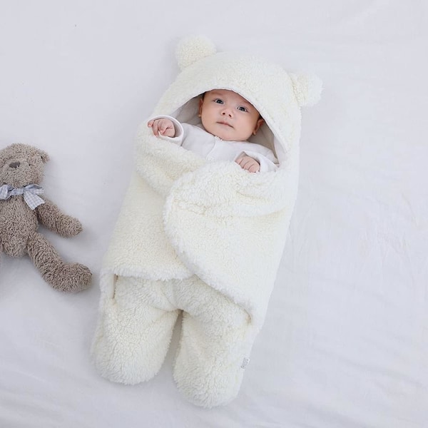 GM-bebisar, sovsäckar, vit -S (0-3 månader) V