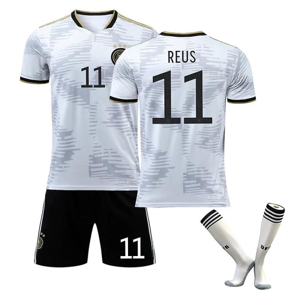2022 tysk fodbold VM fodboldtrøje 24 REUS 11