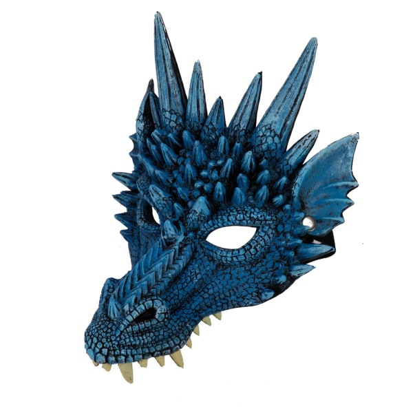 Carnival/Påskdag Cosplay Latex Mask Animal Style Halloween Ca blå