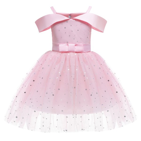 Elegant Princess Dresses Dress Princess Cosplay kostyme for kvinner 8029 powder 140 8-9Y