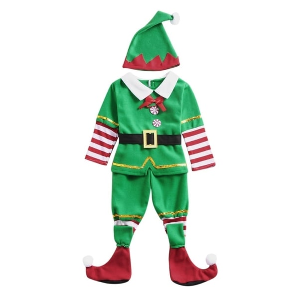 Baby Boys Girls Halloween juldräkt Cosplay Customes red 130 (For height 126-135cm) green 140 (For height 136-145cm)