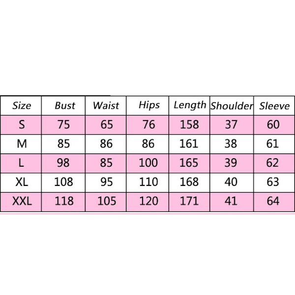 Dva Cosplay Kostym Halloween Dress Up W S 2XL