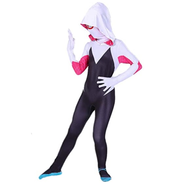 Superhjälte Barn Bodysuit Halloween Cosplay Jumpsuit XL