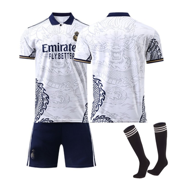22 Real Madrid Dragon shirt Print Edition uden nummersæt - #16