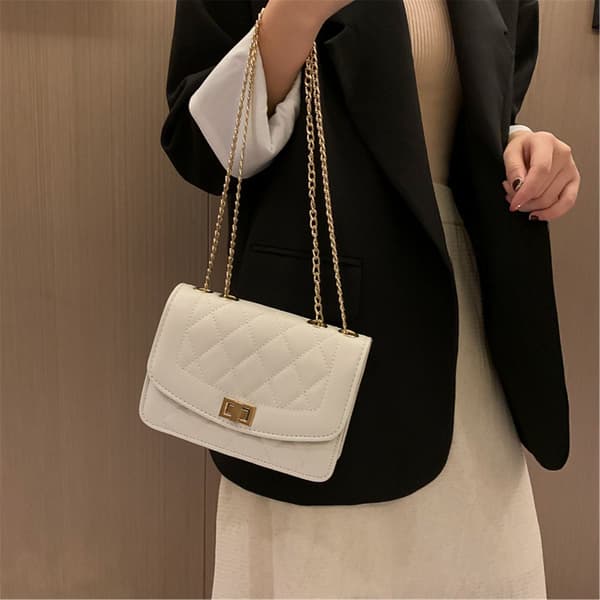 Skuldervesker messenger bag HVIT HVIT White