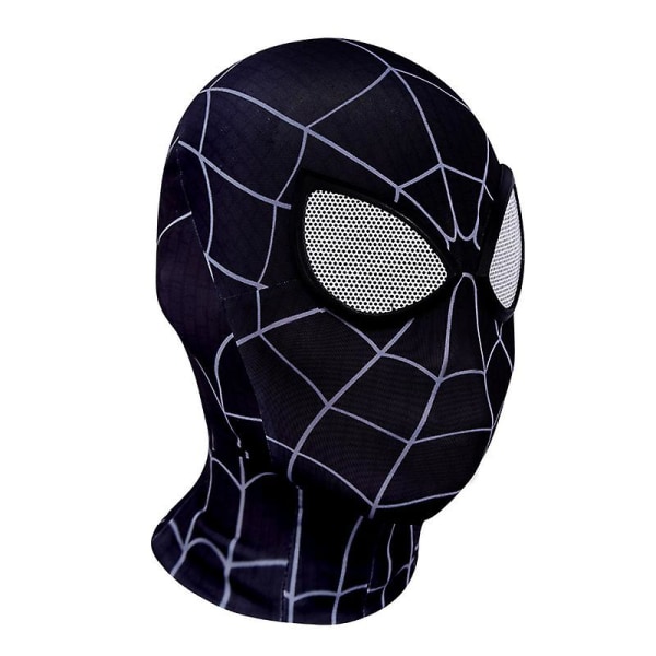 Musta Spiderman Mask Cosplay - Lapset