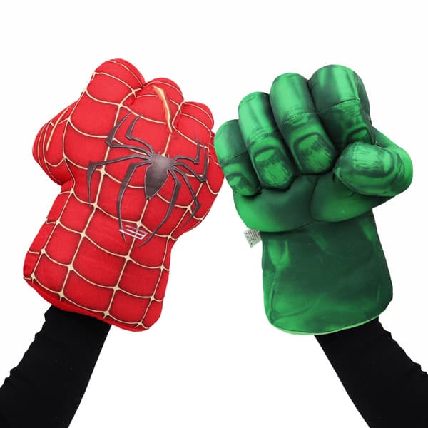 Handskar Plysch Hands Barn Cosplay red