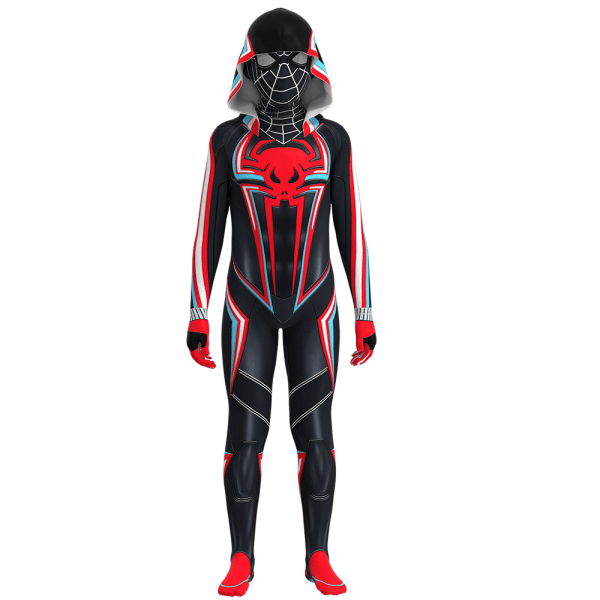 Barnekostyme Spiderman Cosplay Jumpsuit Halloween Cosplay-kostyme 140cm