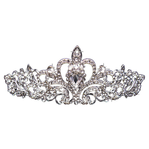 Princess Diamond Crown Wedding Bride Tiara Halloween Cosplay