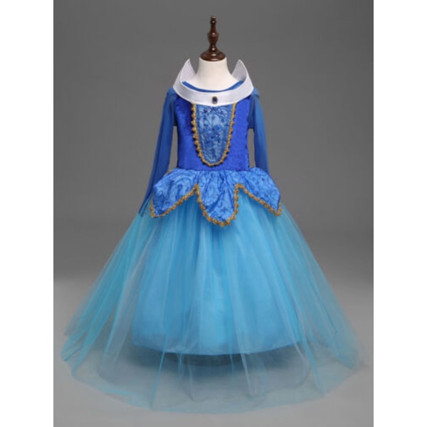 Halloween Lapset Tytöt Cosplay Juhlapuvut Prinsessamekot Ro Rose 6-7 Years