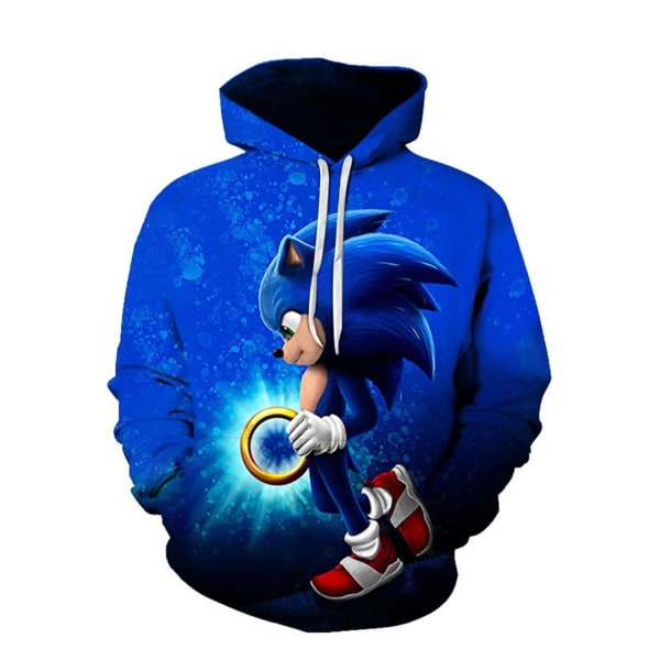 Sonic the Hedgehog Hoodies Sweatshirt med top til børn 140cm