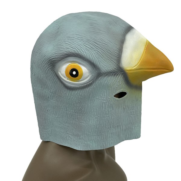 Pigeon Mask Animal Headwear Skremmende Cosplay-rekvisitter til Halloween