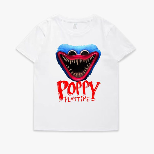 poppy playtime Børn Voksen kortærmet T-shirt D White Children 120