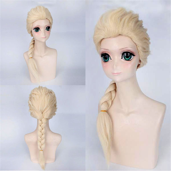 Elsa Wig eurooppalainen ja amerikkalainen Cosplay peruukkipäähineet