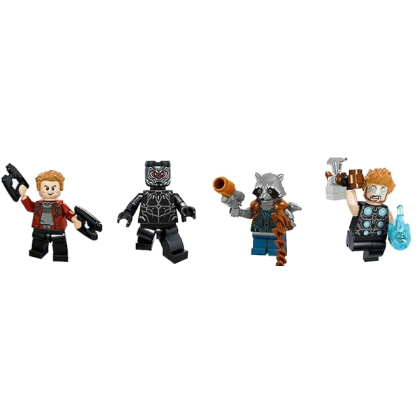 16 st Marvel Avengers Super Hero Minifigure Present för barn colorful